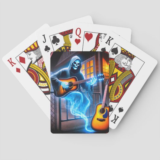Ghost Spelen De Gitaar Pokerkaarten (Achterkant)