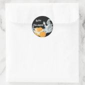  Ghost-Stickers Ronde Sticker (Tas)