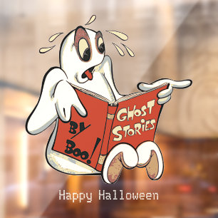 Ghost Stories Halloween Window Cling Raamsticker