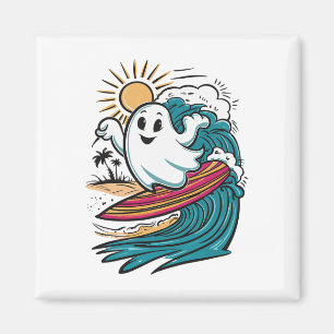 Ghost Surfing Surfplank Magneet