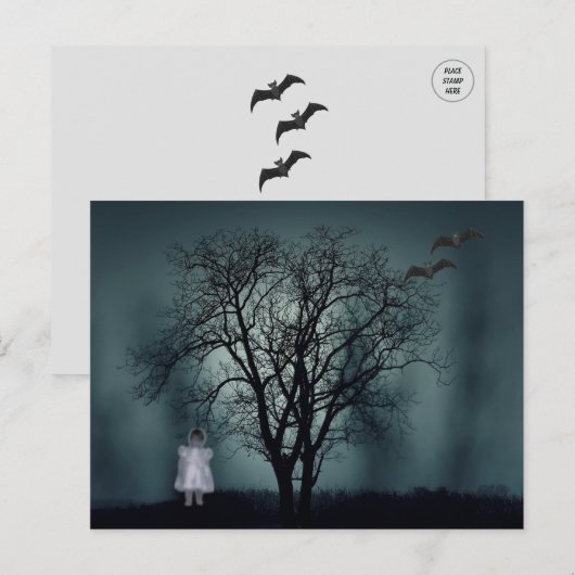 Ghost Toddler Briefkaart (Voorkant / Achterkant)