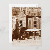 Ghost Town afbeelding uit Utah Briefkaart (Voorkant / Achterkant)