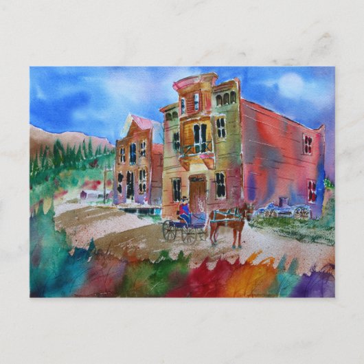 Ghost Town Briefkaart (Voorkant)