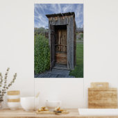 Ghost Town Outhouse - Montana Poster (Keuken)