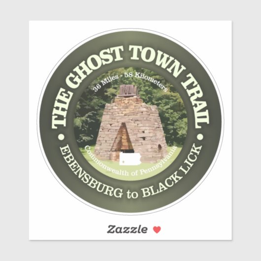 Ghost Town Trail Sticker (Vel)