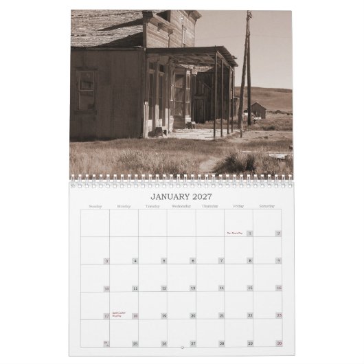 Ghost Towns 2011 Kalender (Jan 2027)