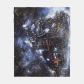 Ghost Train  locomotief Fleece Deken (Voorkant)