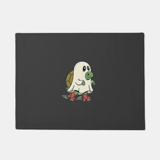 Ghost Turtle Roller Skates Halloween Design_1 Deurmat (Voorkant)