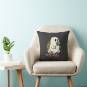 Ghost Turtle Roller Skates Halloween Design_1 Kussen (Stoel)
