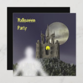 Ghost - Uitnodiging voor Halloween Party (Voorkant / Achterkant)
