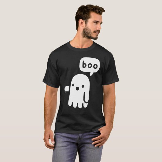 Ghost van de afkeuringsboe t-shirt (Voorkant volledig)