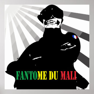 Ghost van Mali - Franse soldaat in Mali Poster