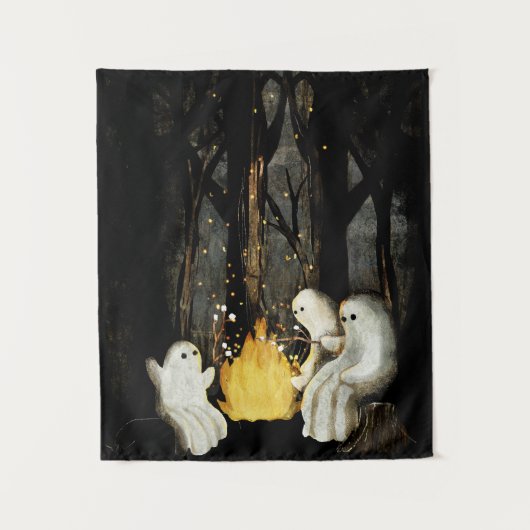 Ghost-verhalen Wandkleed (Voorkant)
