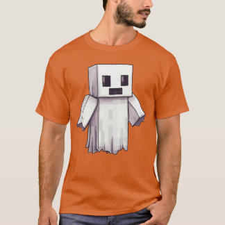 Ghost Video Gamer Piel Halloween Matching Costume  T-shirt