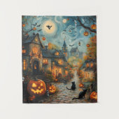 Ghost Village Tapestry Wandkleed (Voorkant)