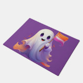 Ghost whit lesbian flag deurmat (Schuin)