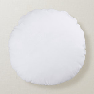 Ghost White Round Pillow Rond Kussen