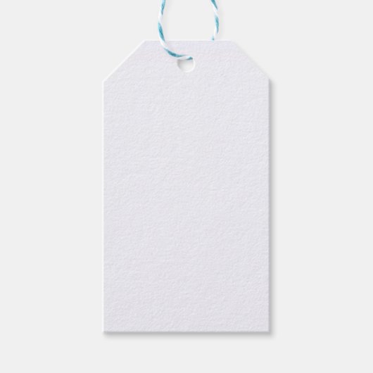 Ghost White Solid Color Cadeaulabel (Voorkant)