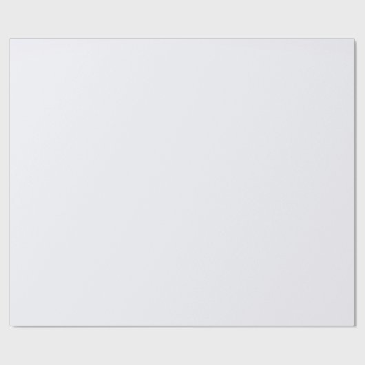 Ghost White Solid Color Cadeaupapier (Vlak)