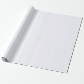 Ghost White Solid Color Cadeaupapier (Uitgerold)