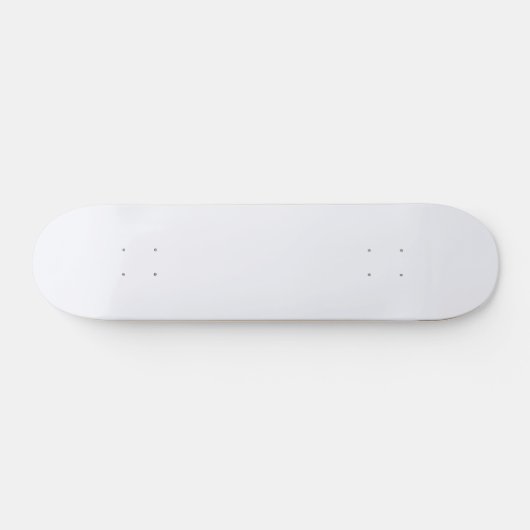 Ghost White Solid Color Skateboard (Horizontaal)