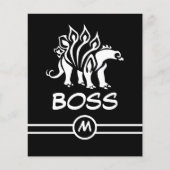 Ghost White Stegosaurus Spiked Dinosaurus Flyer (Voorkant)