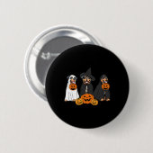 Ghost & Witch Rottweiler Ronde Button 5,7 Cm (Voorkant /achterkant)