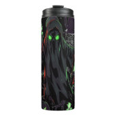 Ghost with Lantern and Green Eyes Thermosbeker (Voorkant)