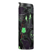Ghost with Lantern and Green Eyes Thermosbeker (Geroteerd rechts)