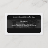 Ghost Writing Services Modern  Visitekaartje (Voorkant)