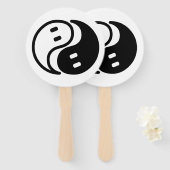 Ghost Yin Yang Handwaaier (Voorkant en achterkant)