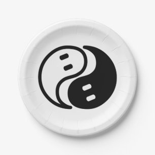 Ghost Yin Yang Papieren Bordje