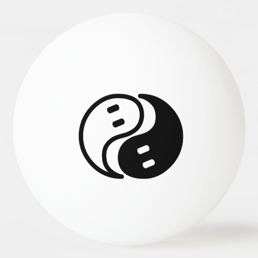 Ghost Yin Yang Pingpongballen (Achterkant)