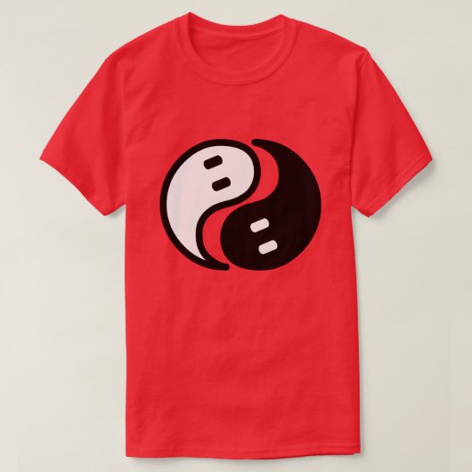 Ghost Yin Yang T-shirt (Design voorkant)