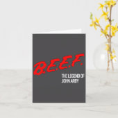 Ghostbeef - Legends Premium Tri-blend Kaart (Gele Bloem)