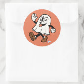 Ghosted Ronde Sticker (Tas)