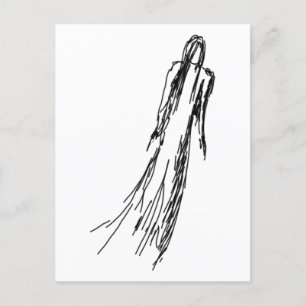Ghosted Woman Briefkaart