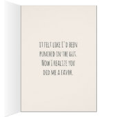 Ghosting Pushback Custom Message Kaart (Binnen (Rechts))