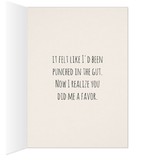 Ghosting Pushback Custom Message Kaart (Binnen (Rechts))