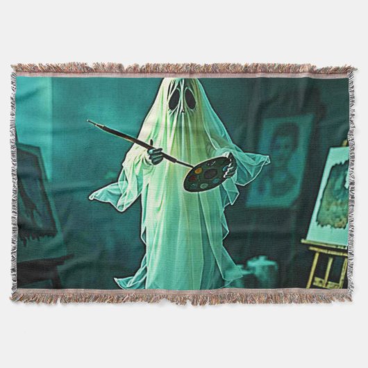 Ghostly Artist's Studio Design Deken (Voorkant)