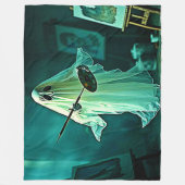 Ghostly Artist's Studio Design Fleece Deken (Voorkant)