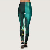 Ghostly Artist's Studio Design Leggings (Achterkant)