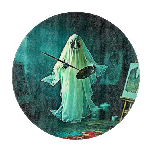 Ghostly Artist's Studio Design Snijplank (Voorkant)