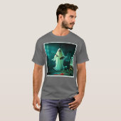 Ghostly Artist's Studio Design T-shirt (Voorkant volledig)