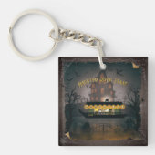 Ghostly Graveyard Cruise Acryl Sleutelhanger (Voorkant)