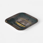 Ghostly Graveyard Cruise Papieren Bordje (Gebogen)