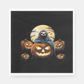 Ghostly Sloth's Midnight Haunt Classic T-shirt Servet