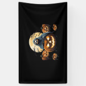 Ghostly Sloth's Midnight Haunt Classic T-shirt Spandoek (Verticaal)
