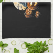 Ghostly Sloth's Midnight Haunt Classic T-shirt Theedoek (Gevouwen)