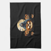 Ghostly Sloth's Midnight Haunt Classic T-shirt Theedoek (Verticaal)